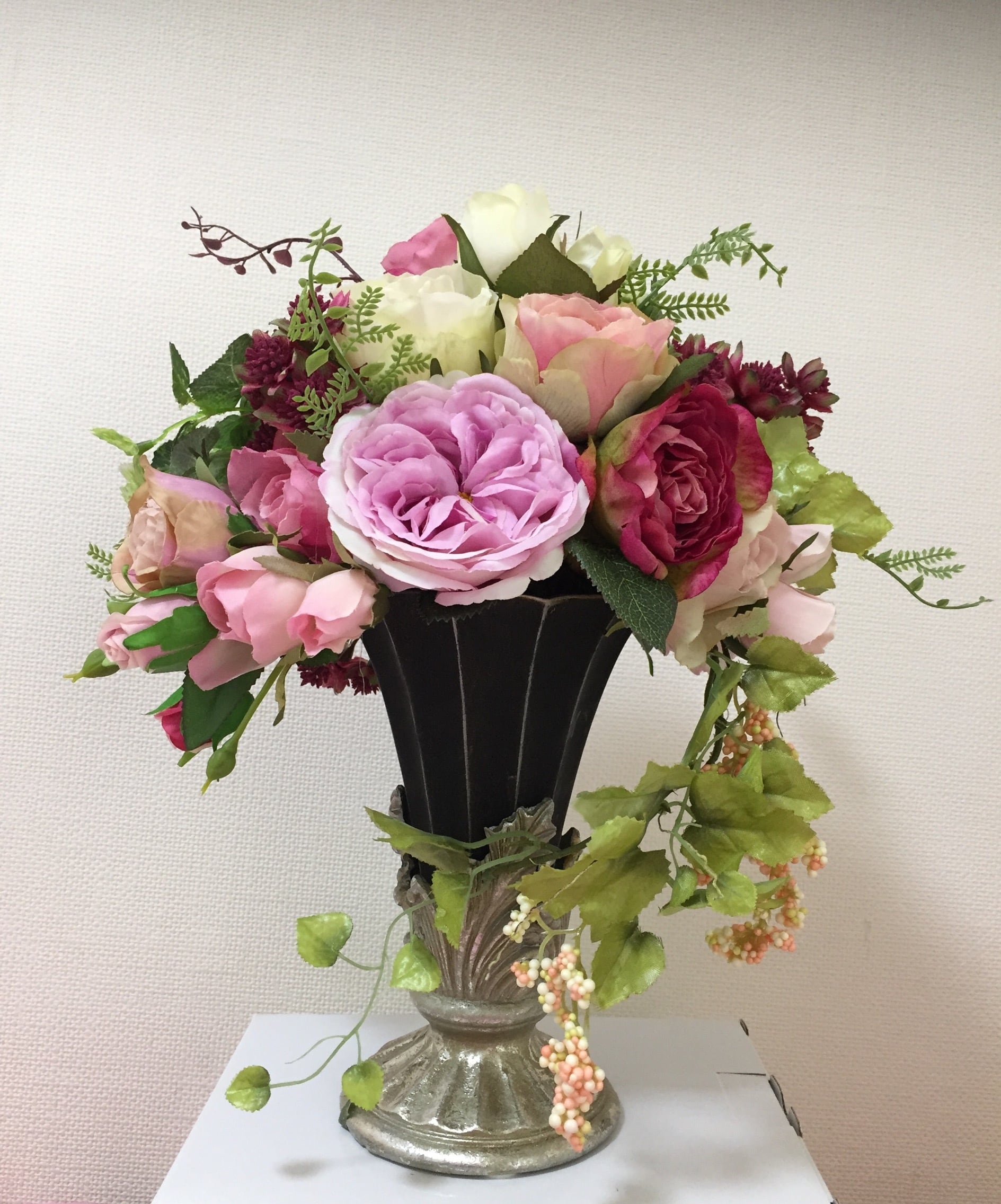薔薇アレンジ(アーティフィシャルフラワー) | Blue Rose iCCO