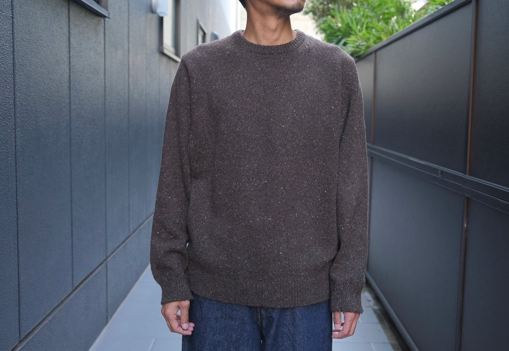 EVAN KINORI(エヴァン キノリ) / Crewneck Sweater Recycled Cashmere