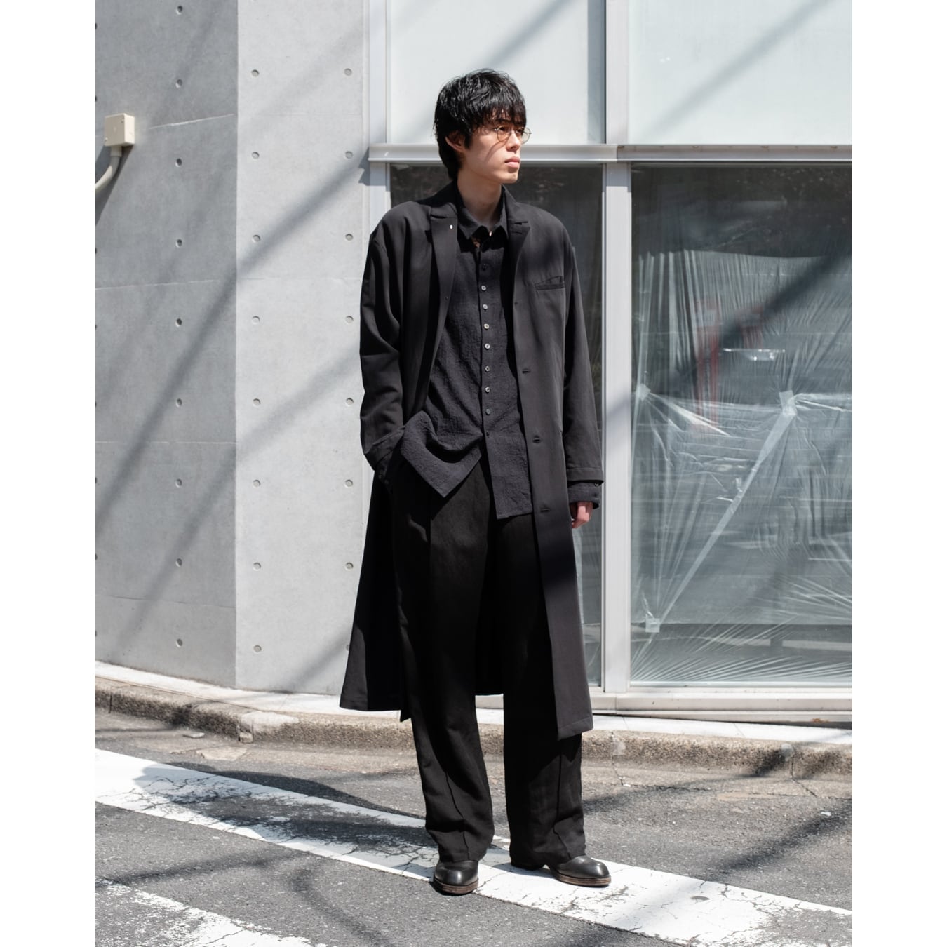 kujaku] (クジャク) P-639 crease stitch pants | Clique Tokyo