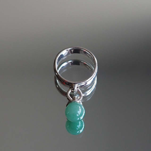 90s Tiffany & Co. Jade Door knocker Ring