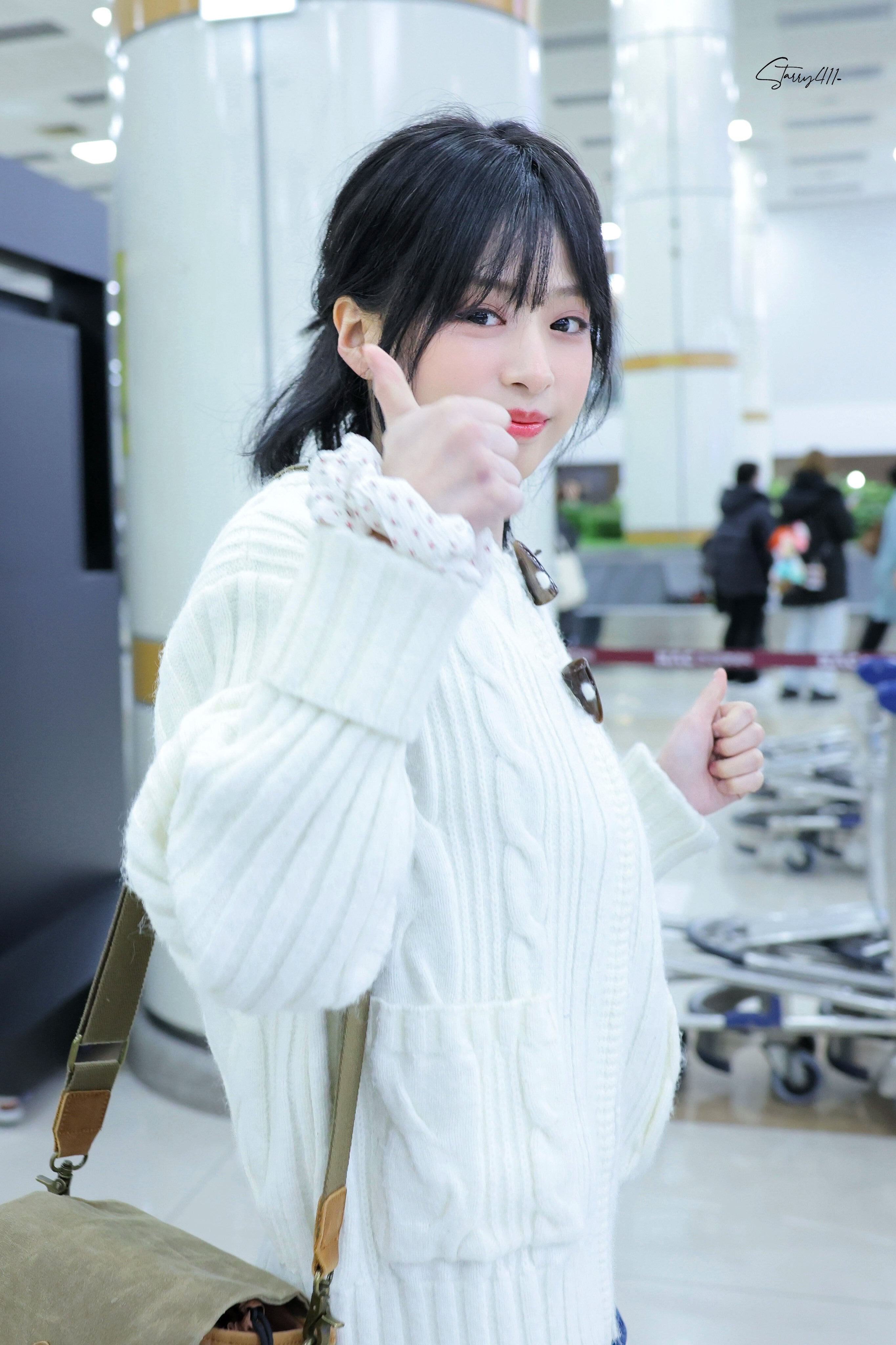 ☆BABYMONSTER アヒョン 着用！！【MATIN KIM】CABLE KNIT HOODY