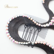 社交ダンス 衣装 多美咲 タミショウ ヘアオーナメント ブラック系 ピンク系 シルバー系 アクセサリー 髪飾り 装飾 小物 デモ 競技 ダンス パーティ つけ毛 つけ髪 ヘアアクセサリー ステージ きらきら 華やか アレンジ