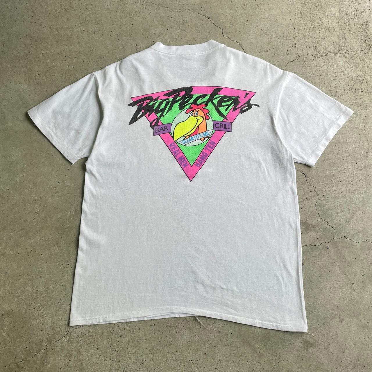 90年代 BIG PECKER'S BAR&GRILL アドバタイジング 企業ロゴ バック