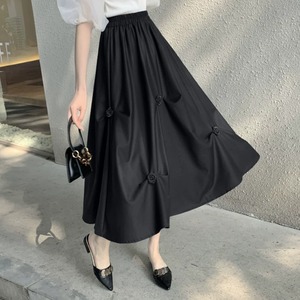 versatile A-line midi skirt（EC048）