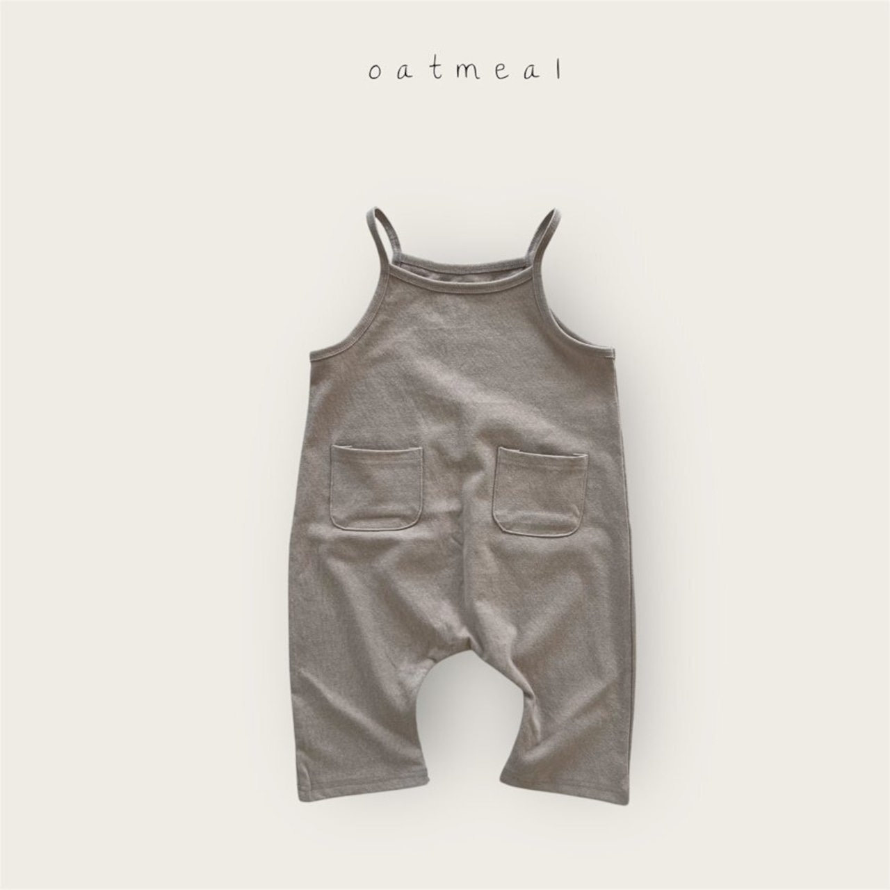 【oatmeal】 リアンパンツ／ベージュ（80~130cm） - 1