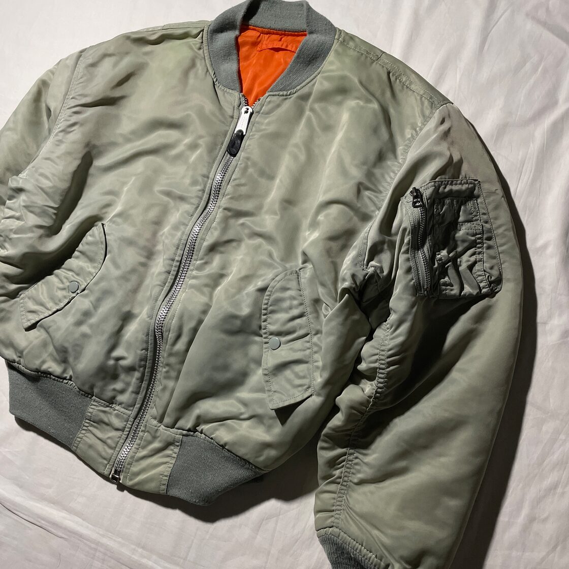 90s alpha industries MA-1 フライトジャケットKOREA | Pay ID