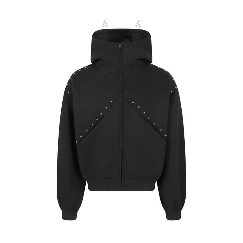 バラクラバパーカー フルガードフーディ アノニマススタイル ジップ