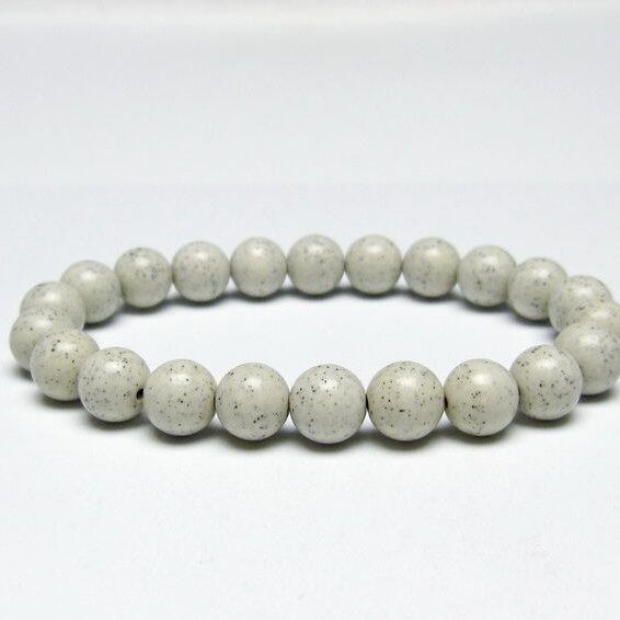 北投石 ブレスレット 9mm 一点物 メール便可 111-50302