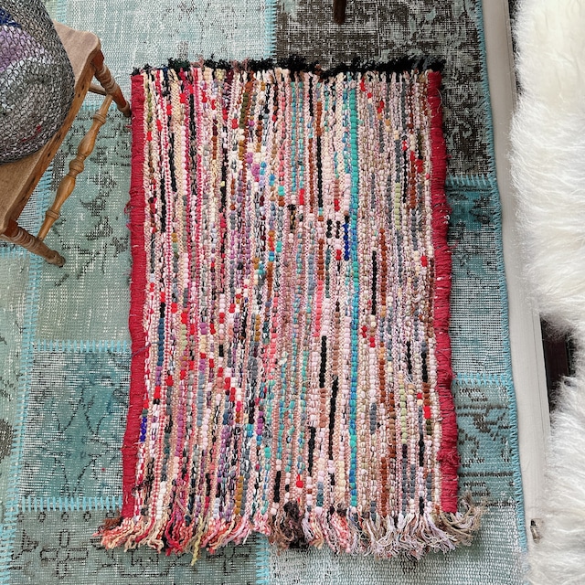 モロッコ ヴィンテージラグ MR009 | ブジャド | 58cm × 90cm