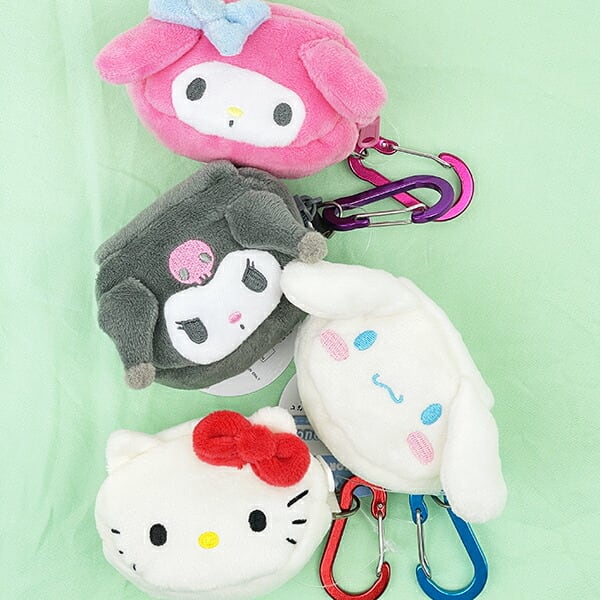 サンリオ ハローキティ カラビナ付ふわミニポーチ キーホルダー Sanrio