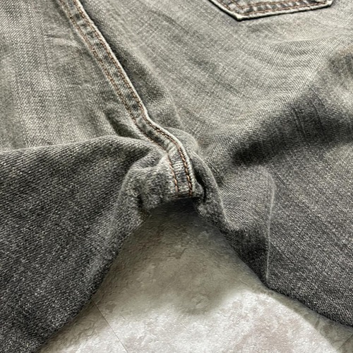 【W36 L30】 usa levi's 先染ブラック リーバイス 559 詳細写真16