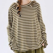 【4color】フリルデザインロンT i0110