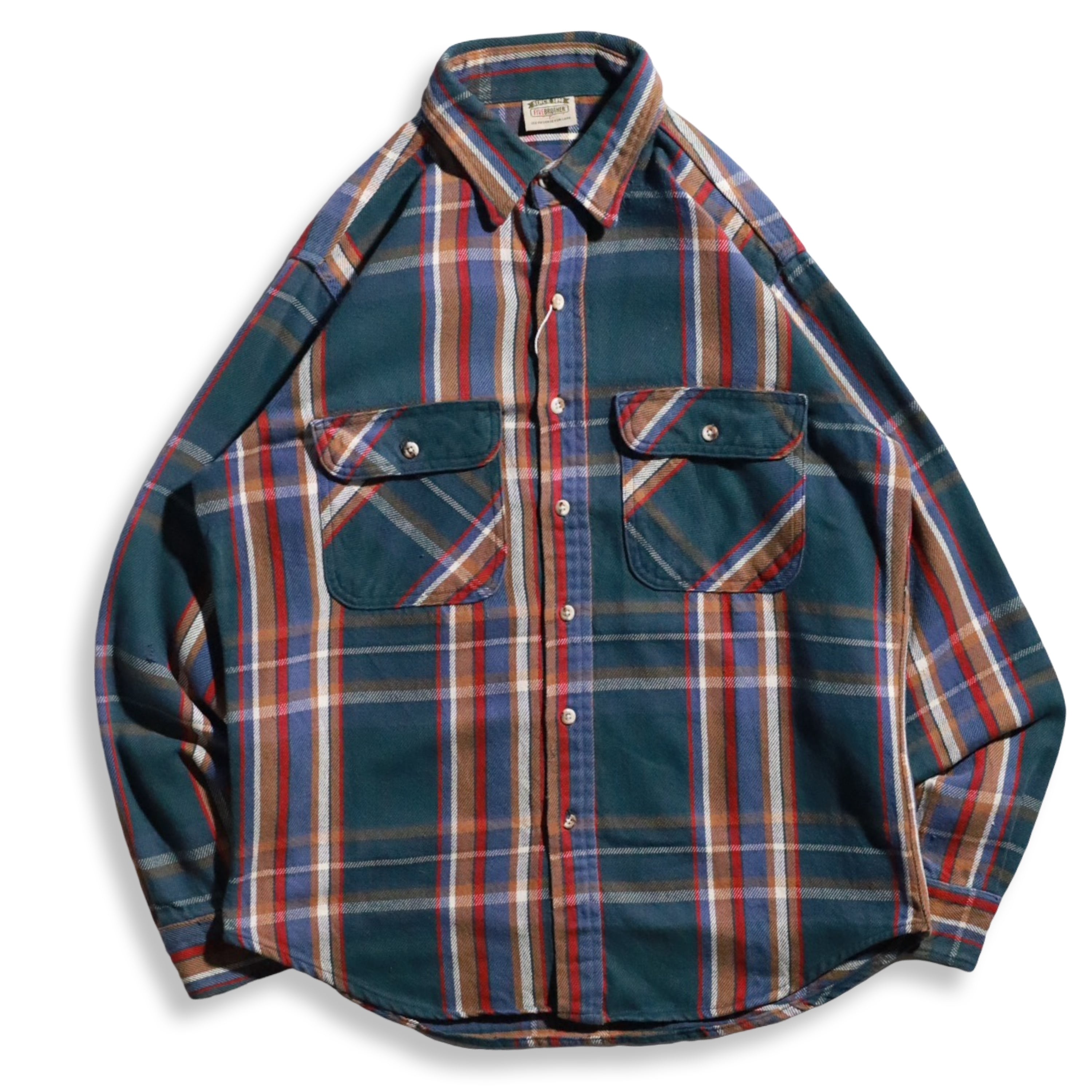 FIVE BROTHERS Heavy Flannel Shirt