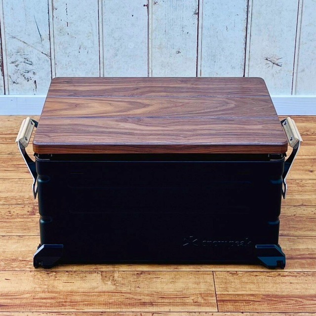 【送料無料】スノーピーク シェルフコンテナ専用カスタム クラックSeries・ウォルナット　ノーマル(クラック無し)