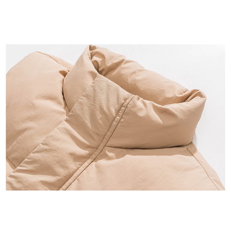 ★WARM STAND-COLLAR COTTON VEST　　A0433