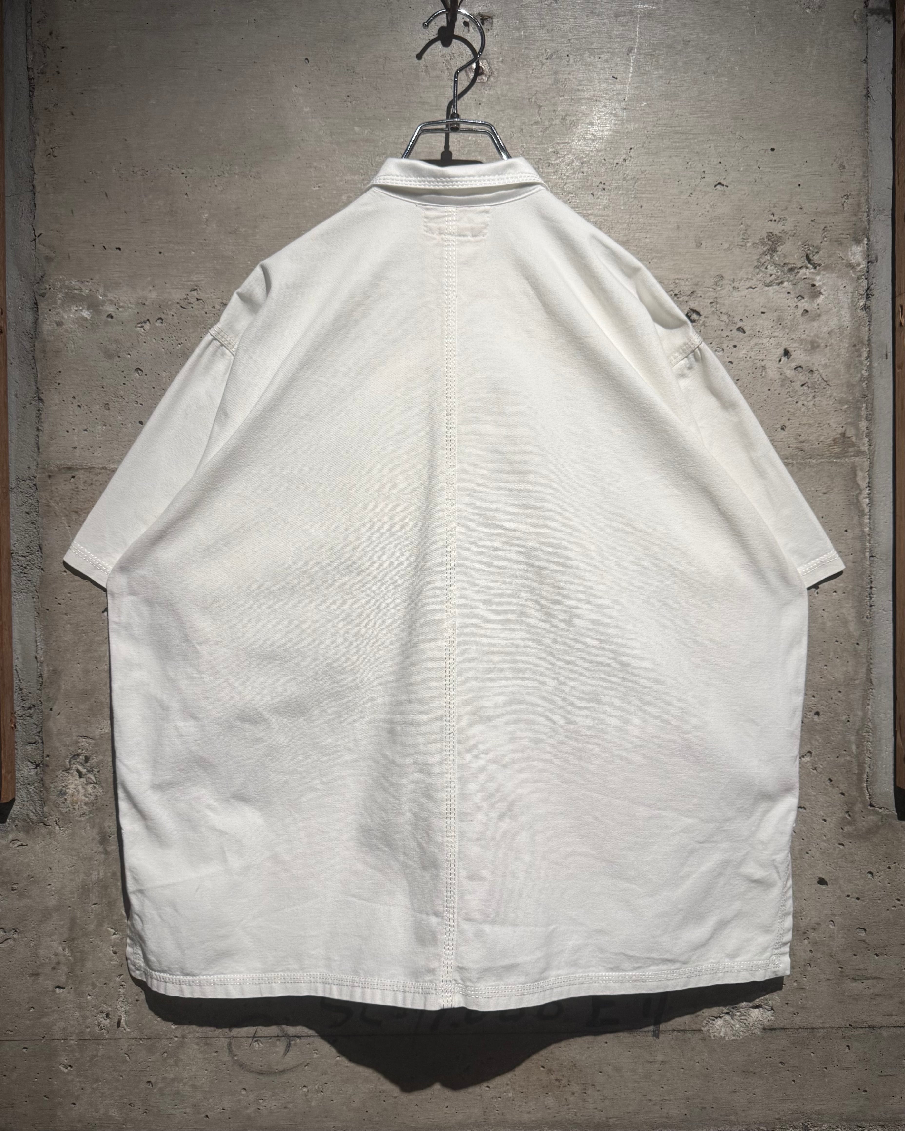 Caka】80's“BIS by GENE EWING” Vintage Loose S/S Open Collar Shirt