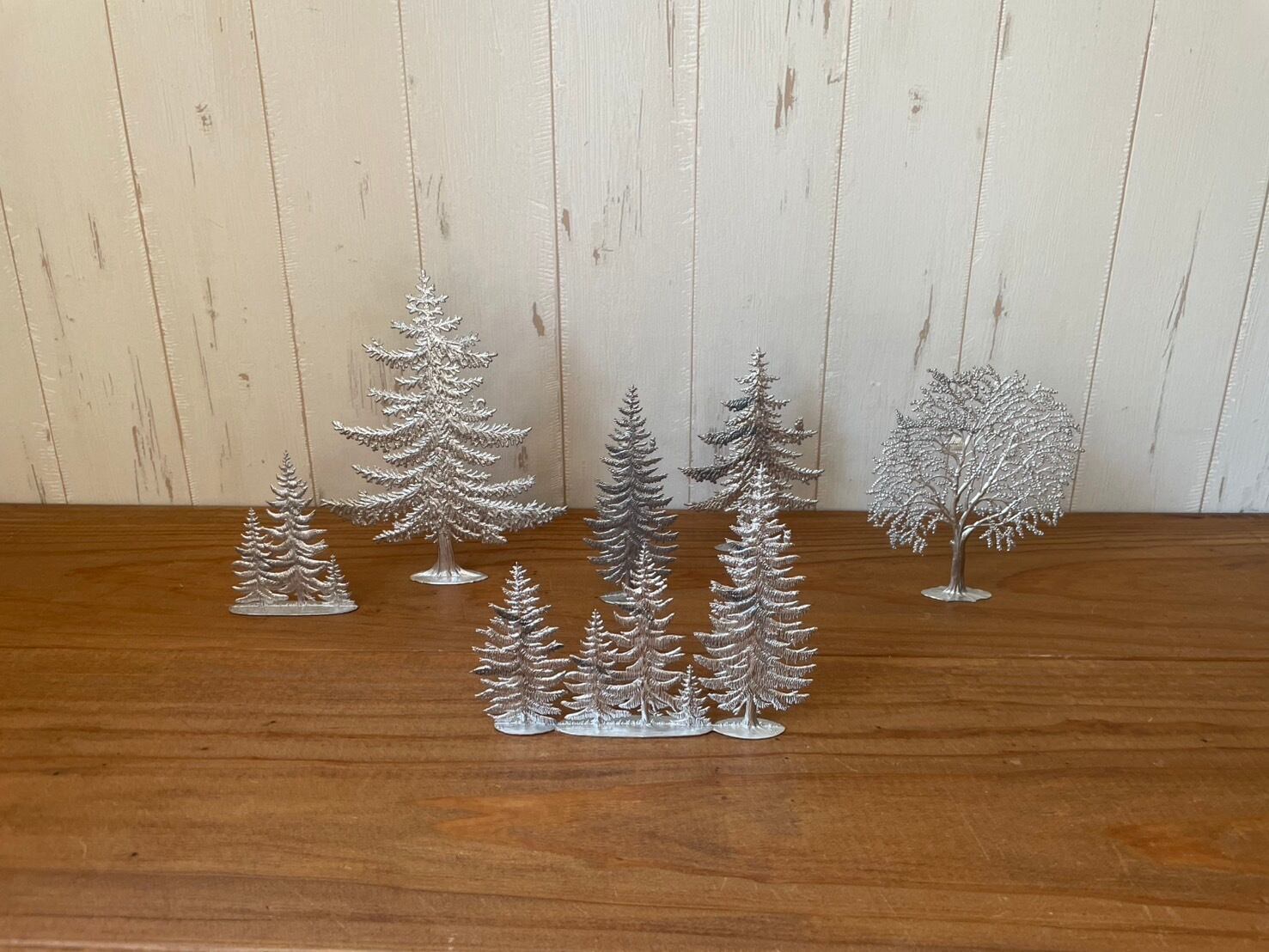 WILHELM SCHWEIZER(ヴィルヘルム・シュバイツァー)錫のモミの木3本