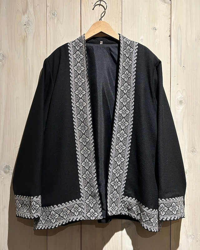 【a.k.a.C.a.k.a vintage】Ethnic Design Vintage Loose Haori Jacket