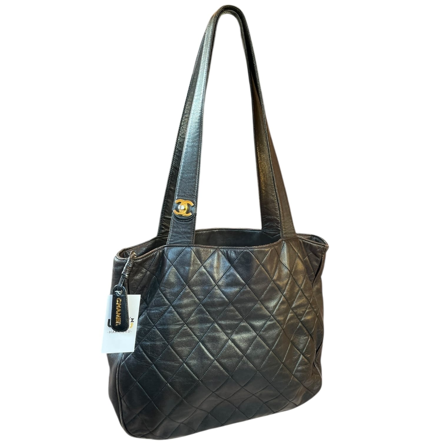 90s CHANEL "Tea-core" long shoulder hand bag