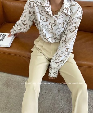 フラワー柄ブラウス　AJ42441-919