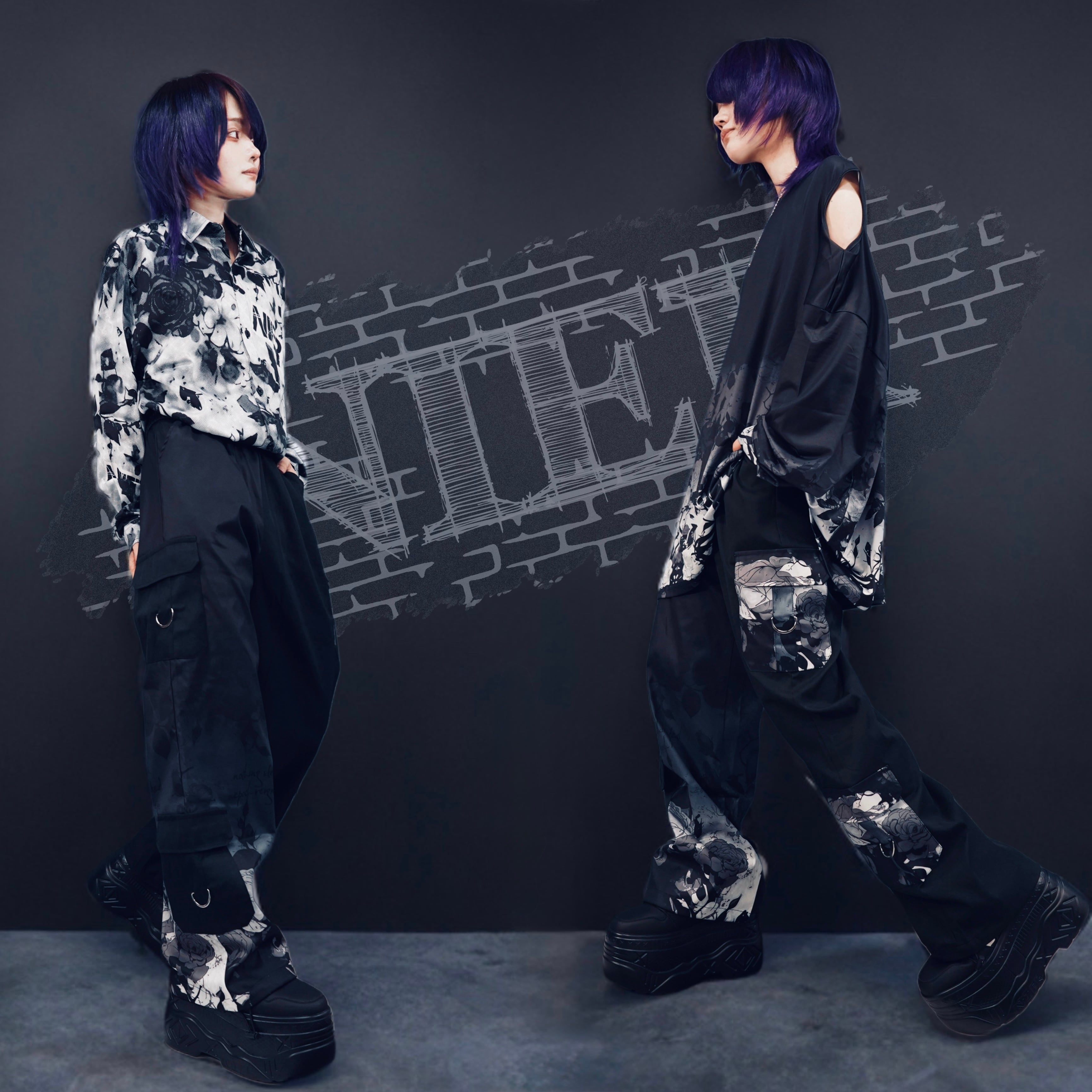 ゾロ目大特価》6POCKET DRAWSTRING HEM CARGO PANTS【SHADOW ROSE