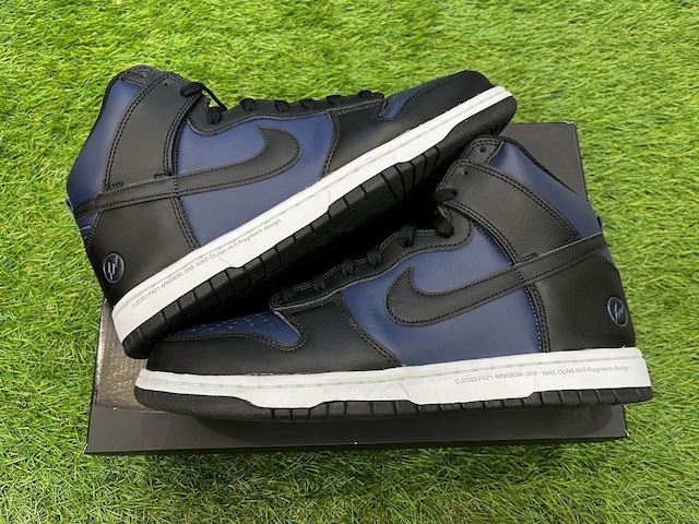 NIKE × FRAGMENT DUNK HIGH/F MIDNIGHT NAVY DJ0383-400 28cm 72550