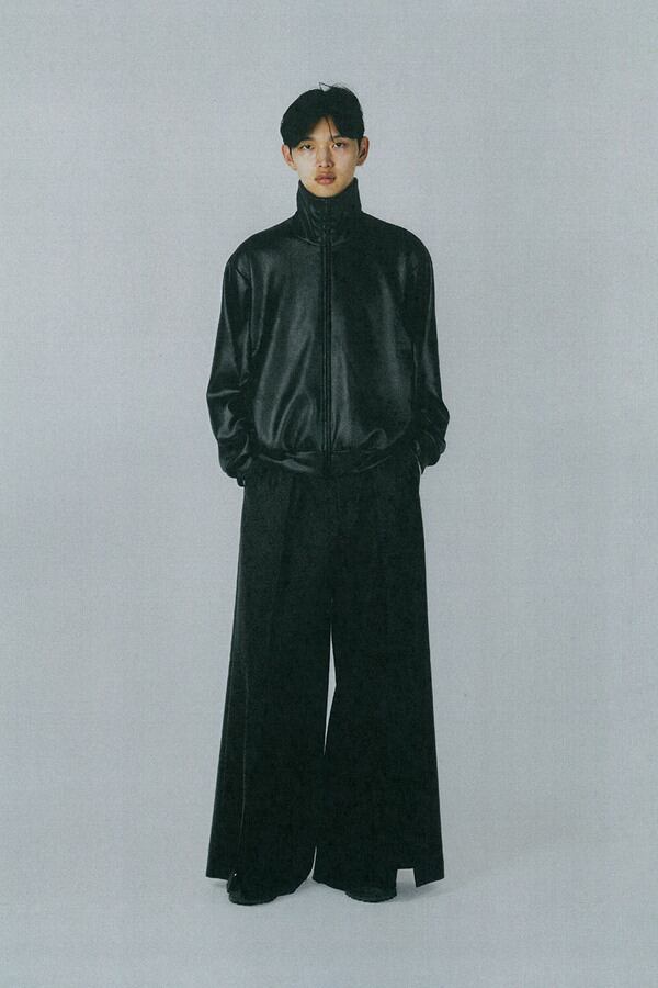 LAD MUSICIAN【ラッドミュージシャン 】STRETCH FAUX LEATHER JERSEY