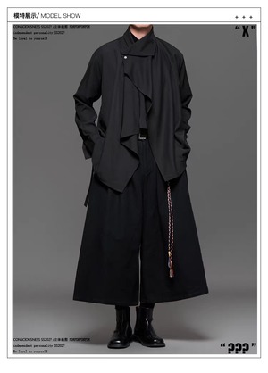 RFDRFD 26SS ミドル丈オープンカラーシャツローブ