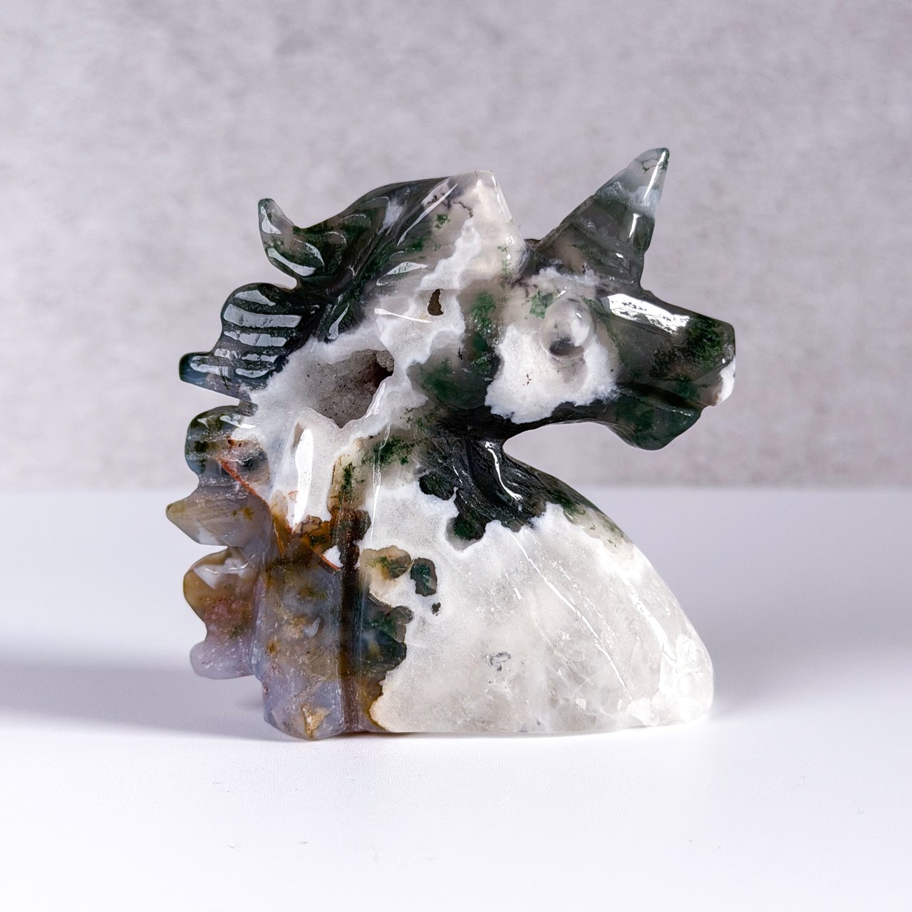 モスアゲート ユニコーン  ＊ Moss Agate ＊ 天然石