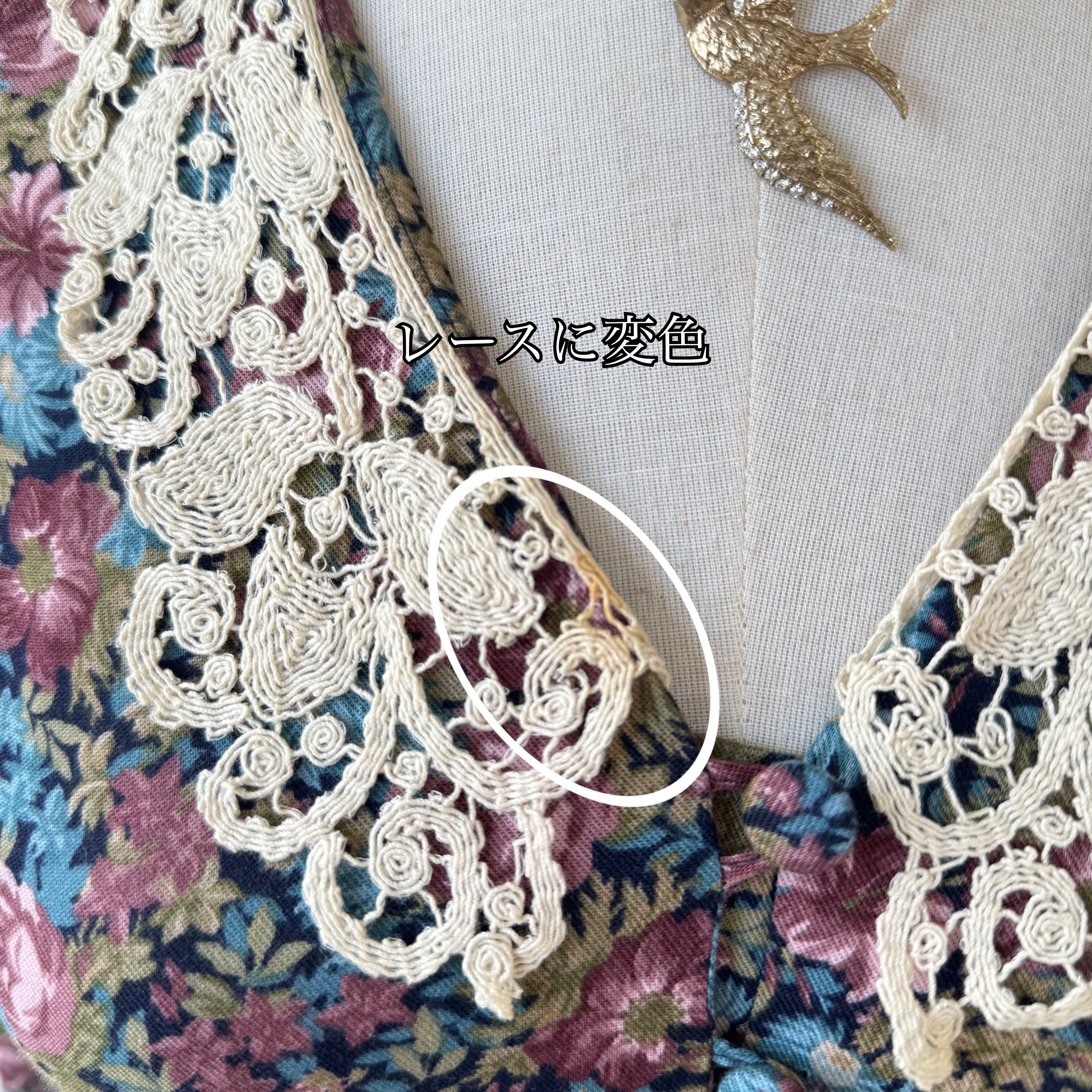 希少Laura Ashley ローラアシュレイ 英国製ヴィンテージ花柄ワンピース