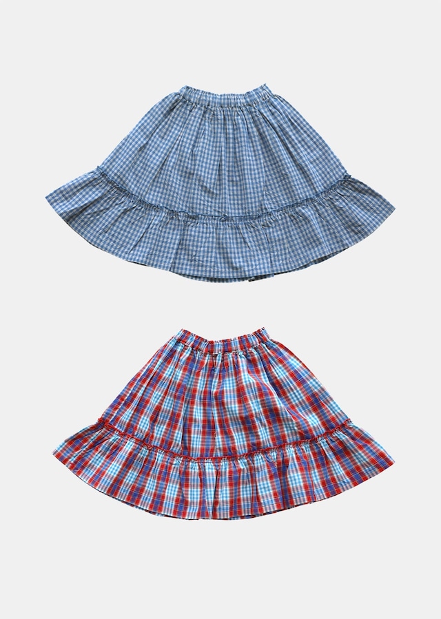 【取寄】mardi amber|prom check skirt|プロムチェックスカート|XS-2XL|kids|26 autumn