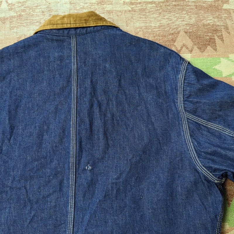 60s~ Lee 81-LJ (42 LONG) Blanket Lined Denim Chore Jacket 60s~ Lee 81-LJ (42 LONG) Blanket Lined Denim Chore Jacket