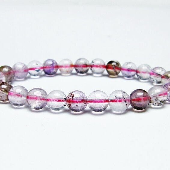 スーパーセブン ブレスレット セイクリッドセブン 8mm 一点物 メール便可 [M便 1/10] 111-46699