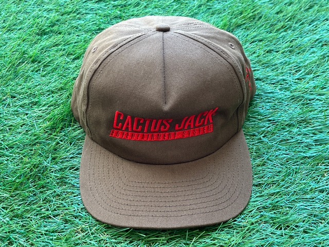 TRAVIS SCOTT × FORTNITE CACTUS JACK CJ GAME CAP BROWN 17039