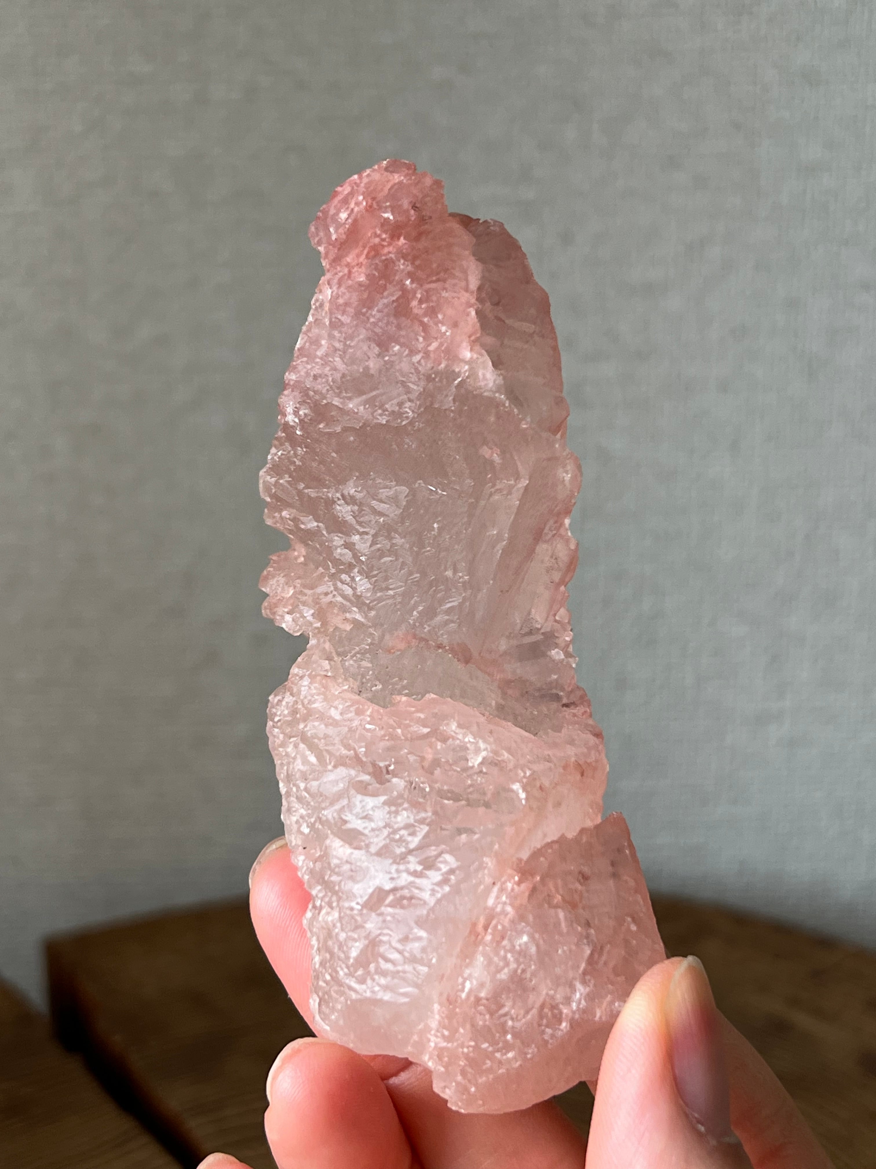 【10年前のこと】ピンクニルヴァーナクォーツ ヒマラヤ クル渓谷産 147g