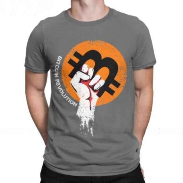 Tシャツ　BTC　Bitcoin（Revolution）　　BTC01-001