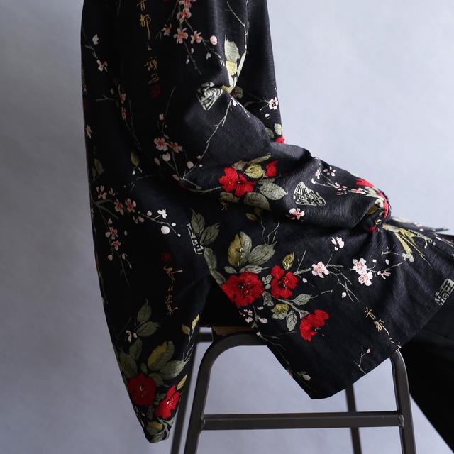 flower pattern and beads decoration mode china shirt jacket