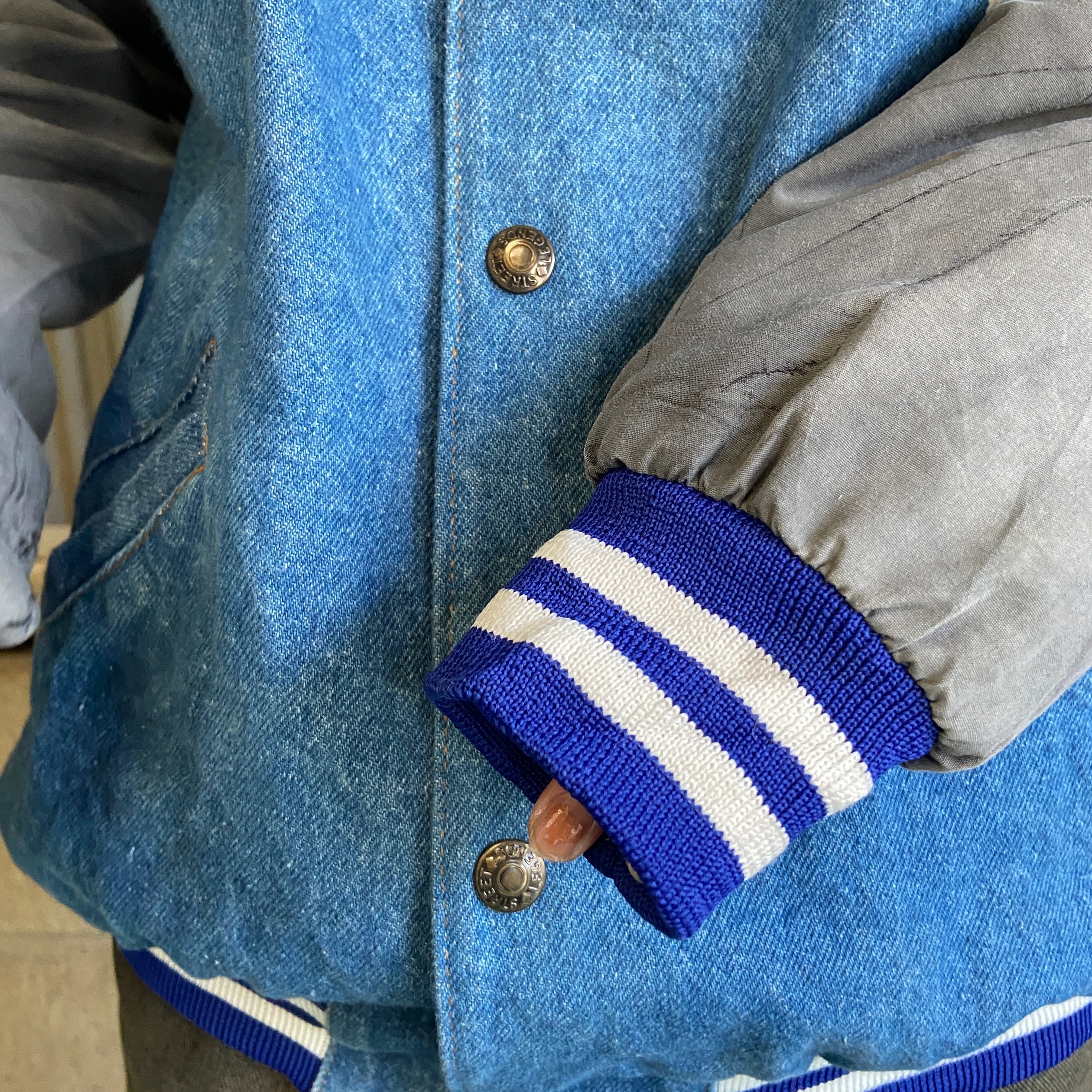 カナダ製 90年代 NHLチーム MAPLE LEAFS バックプリント デニム