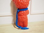 カラフルプラスチック ドイツの赤いベア 青紐 画像11