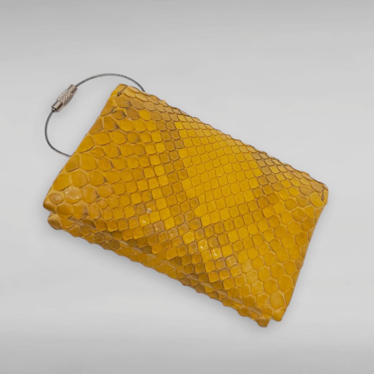 【ポケットティッシュチャーム】 イエローパイソン