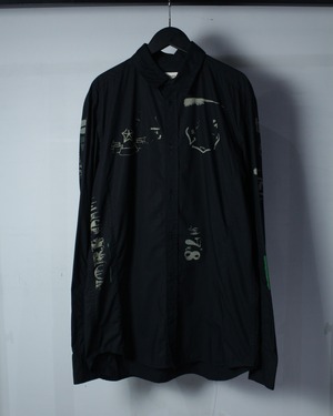 【Caka BLACK】 “OLD DIESEL”American Motif Design Vintage L/S Shirt