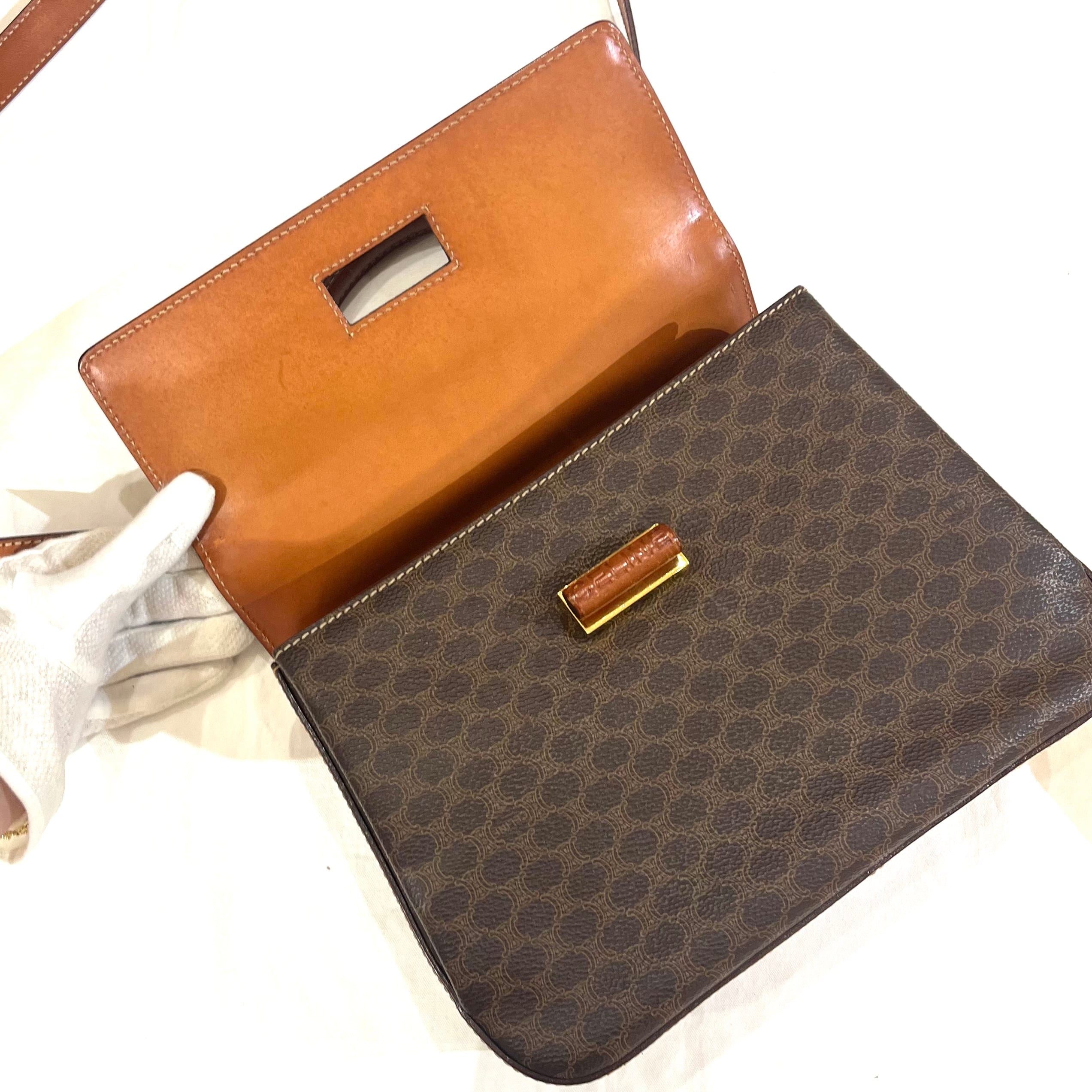 チャーム付き【CELINE】2608 セリーヌ ヴィンテージ マカダム 2WAY