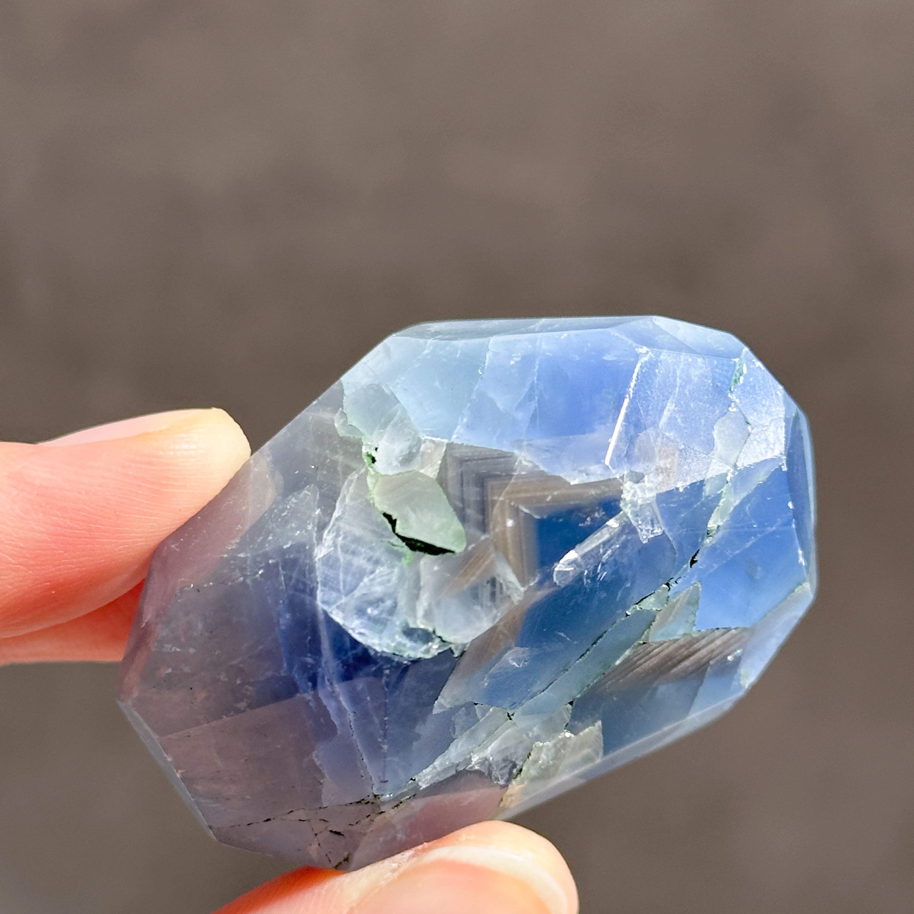 ブルーフローライト フリーフォーム 02◇ Fluorite ◇天然石・鉱物