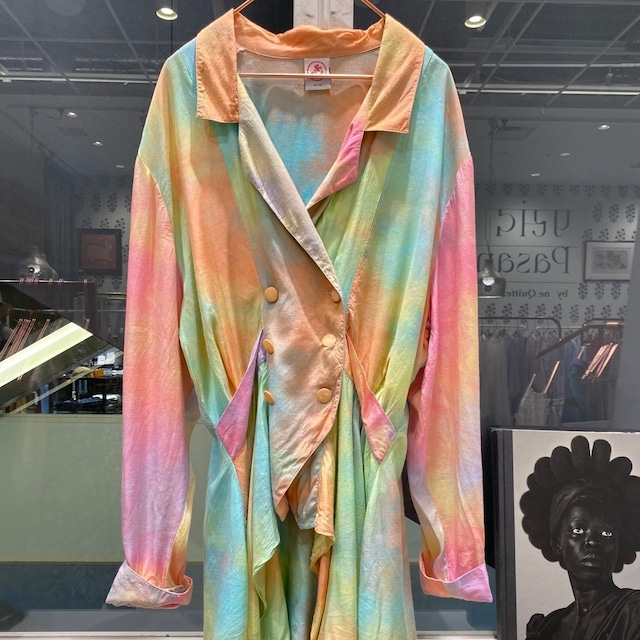 ◼︎80s vintage rainbow tie-dye jacket & 90s BRUN T-shirt for Saori sama◼︎