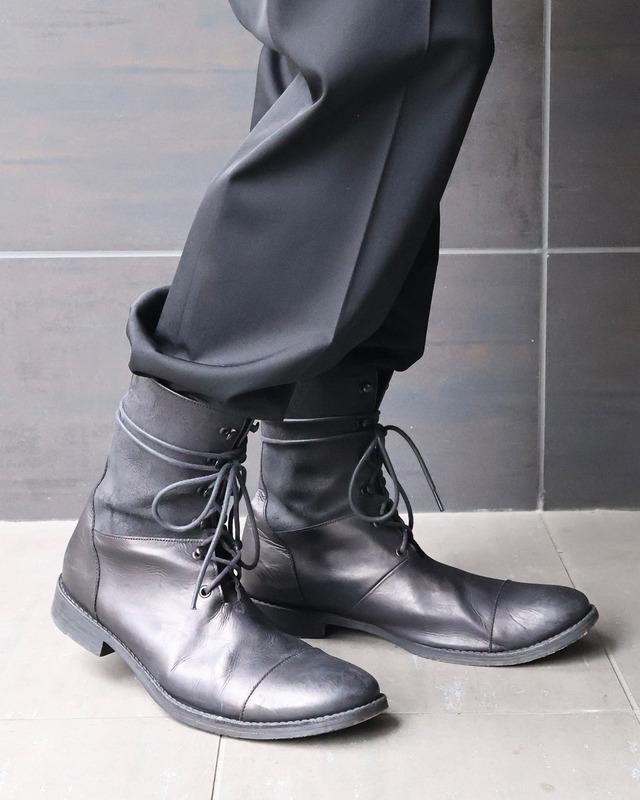 【Y's】lace up leather boots