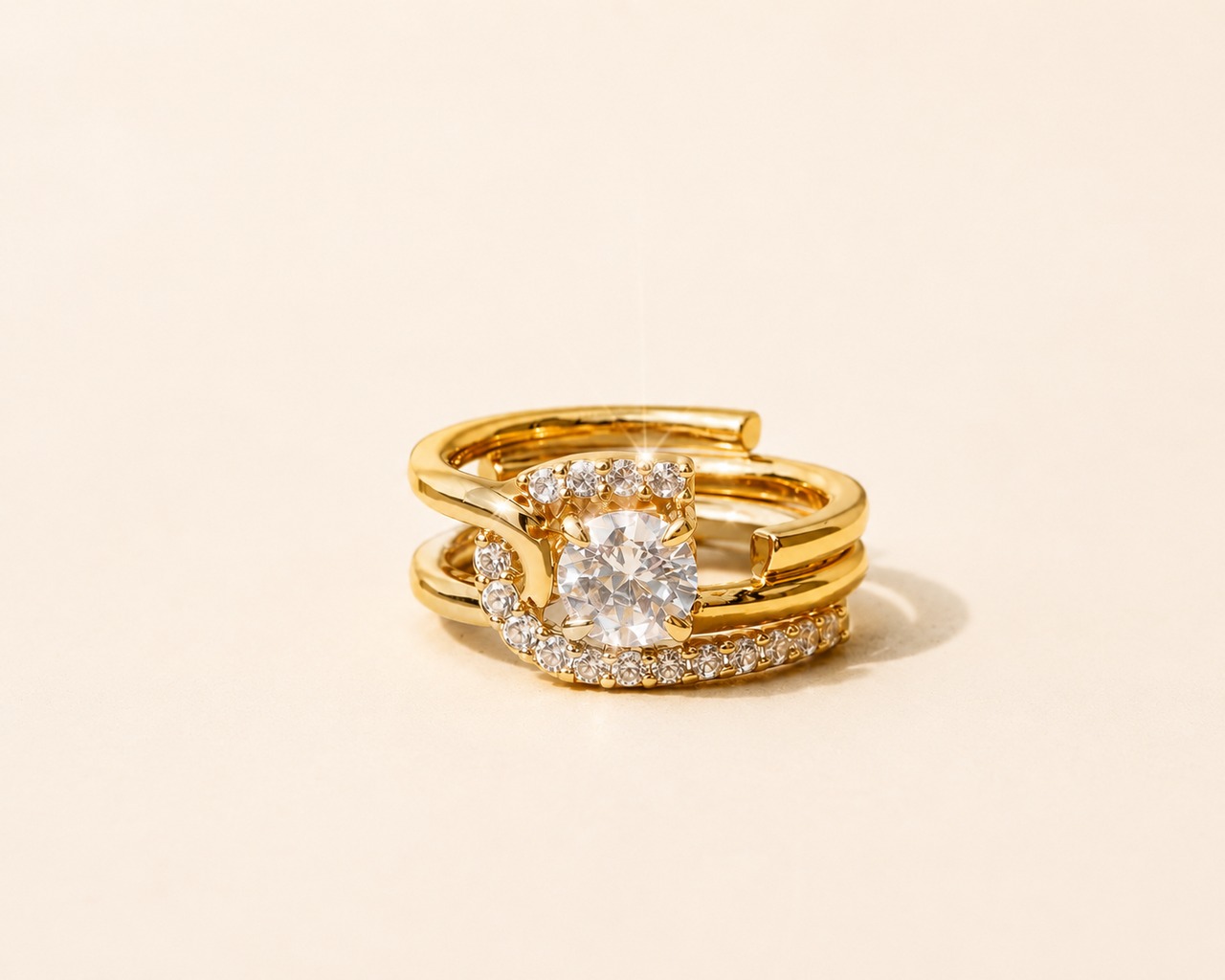 18K Gold-Plated Ring
