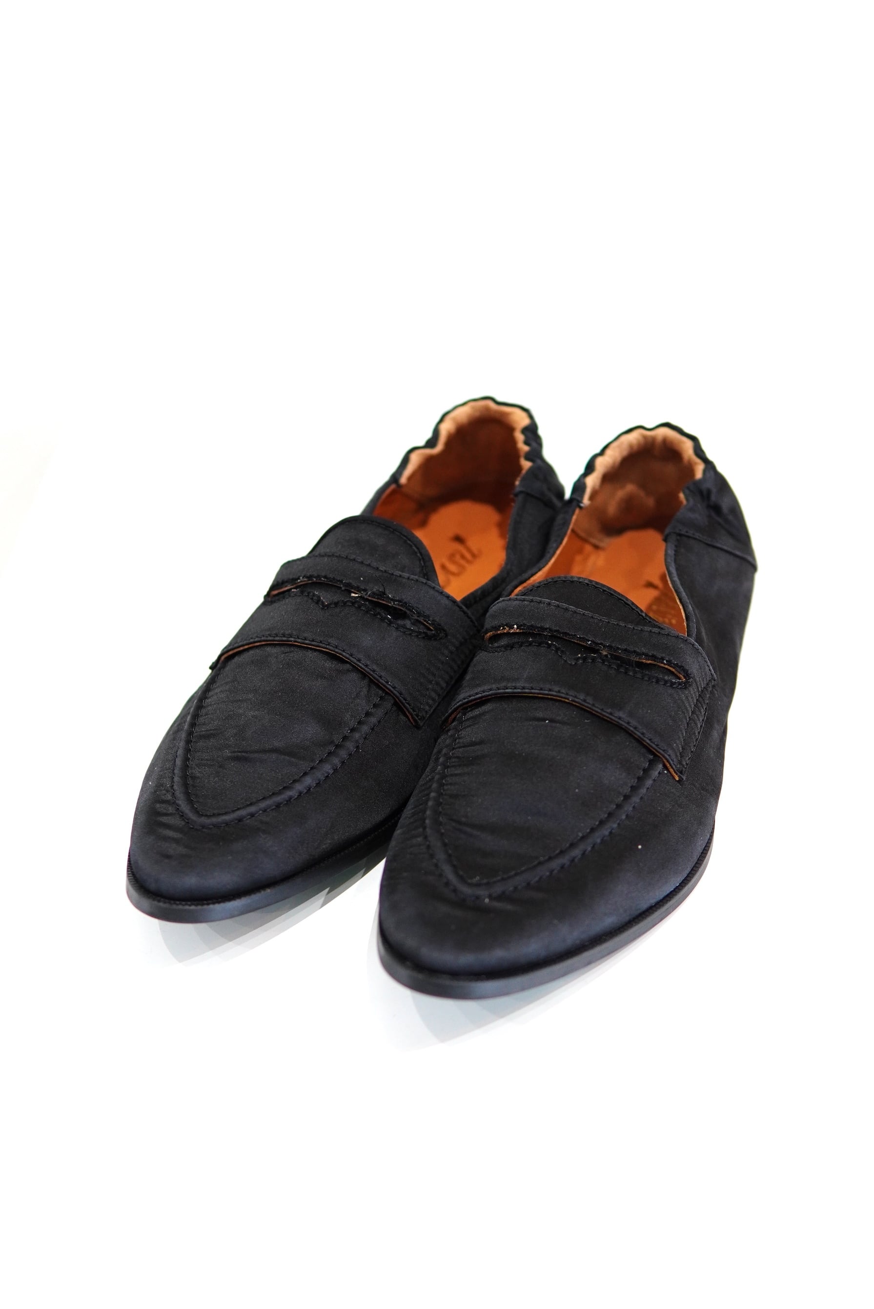 MASU / SILK SATIN SLIP-ON SHOES