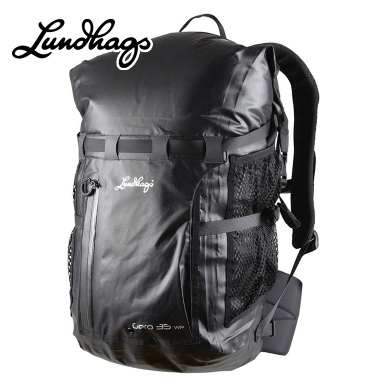 Lundhags 北欧生まれの 高機能 防水 バックパック Gero 35 WP リュック デイパック 35L 丈夫で軽量 リサイクル素材 バッグ
