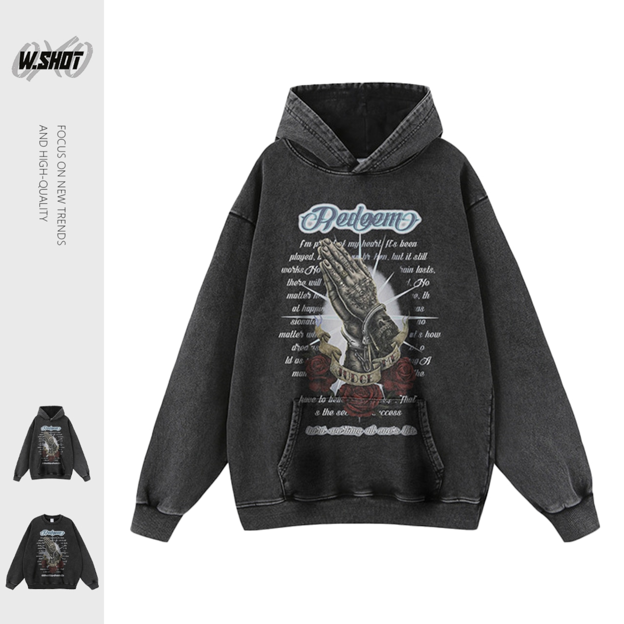 VINTAGE ストリート 祈り手 パーカー/スウェット T1117