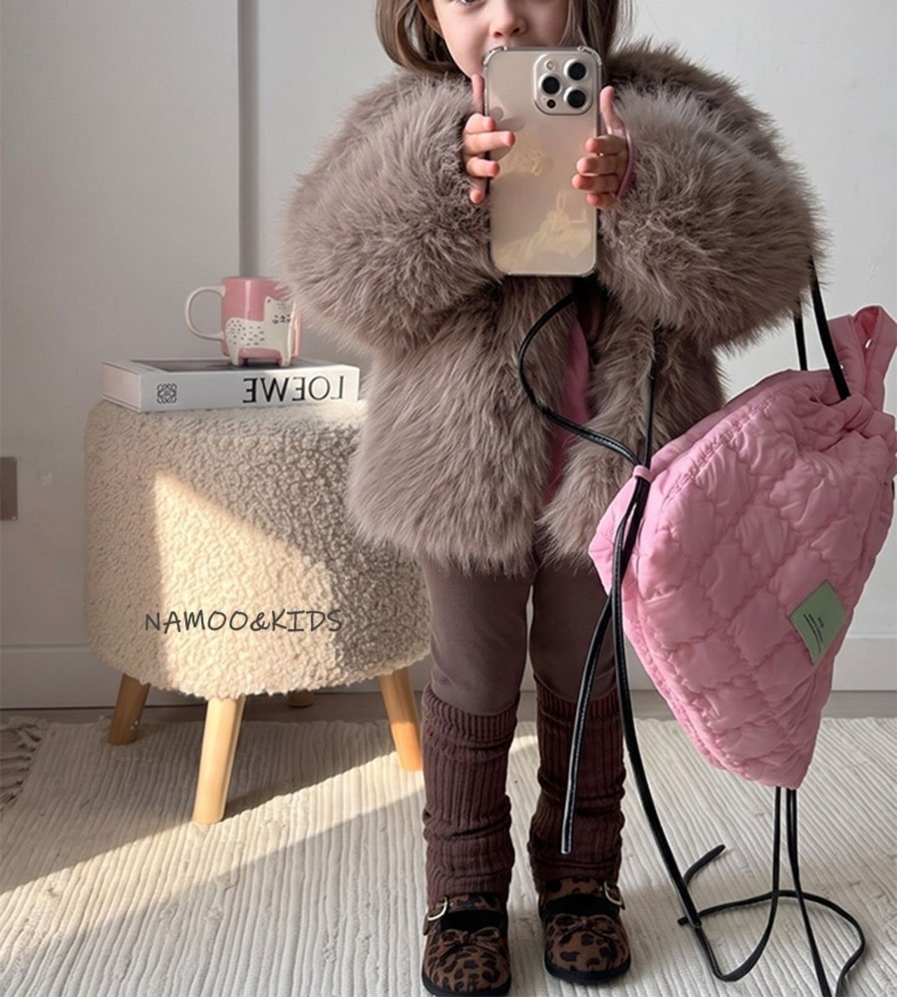 NAMOO［取寄］NA217 mio leopard maryjane shoes